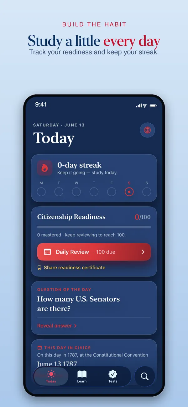 Screenshot #3 pour Civics: U.S. Citizenship