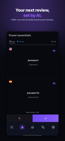 LangDict – AI Flashcards Screenshot 3 of 5