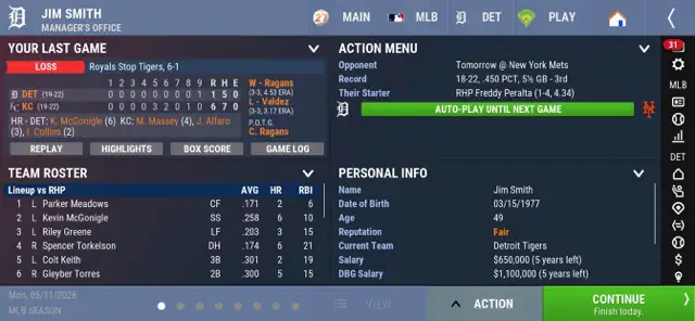 OOTP Baseball 27 Go! screenshot 3