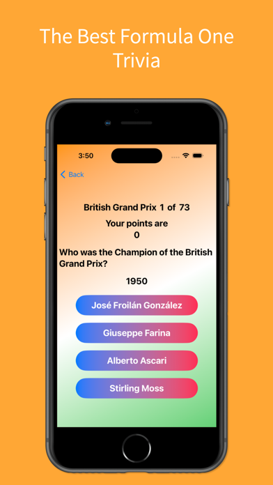 Best formula one trivia Screenshot