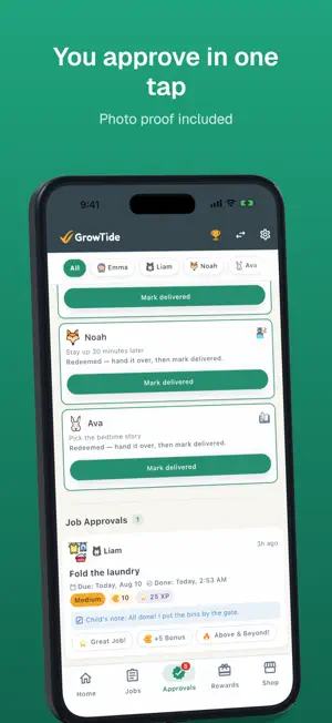Chore Chart Tracker: GrowTide screenshot 3