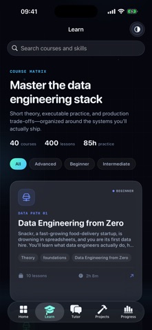 Data_Engineering iPhone screenshot