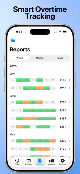 WorkHourly: Hours Tracker Screenshot 2 of 9