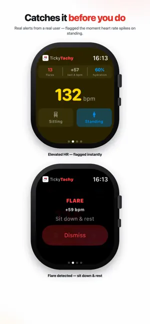 TickyTachy: POTs Heart Monitor screenshot 4