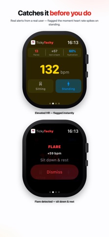 TickyTachy: POTs Heart Monitor Screenshot 4 of 9