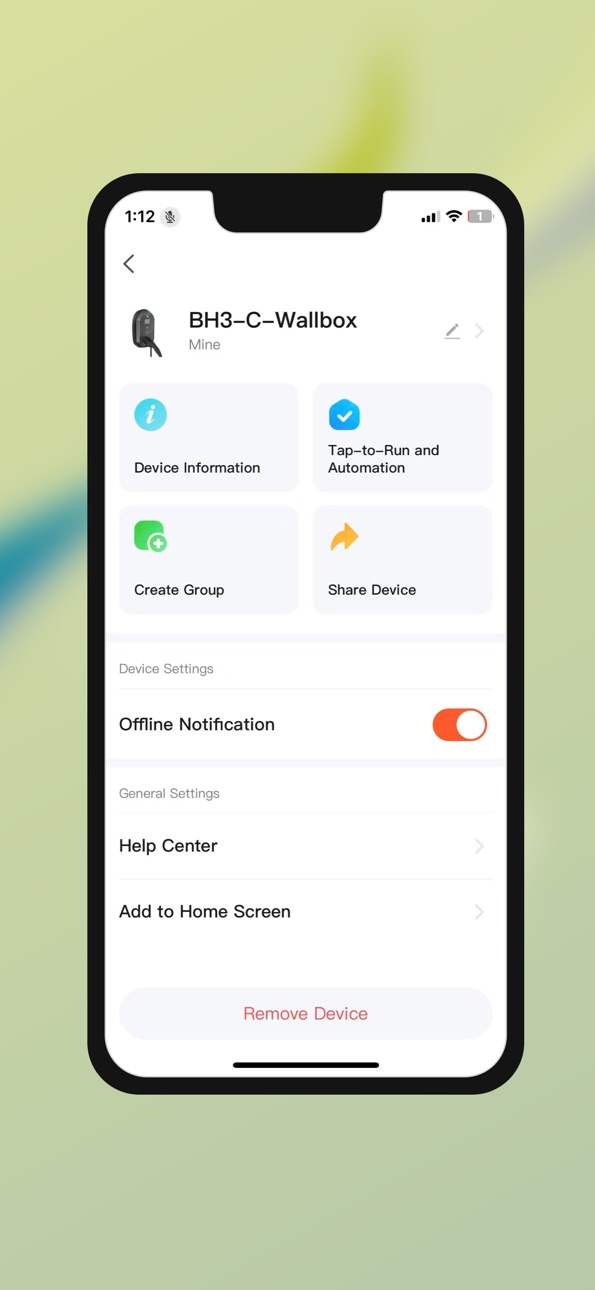 iPhone screenshot
