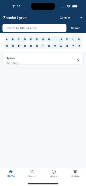 Zanniat Lyrics screenshot 1