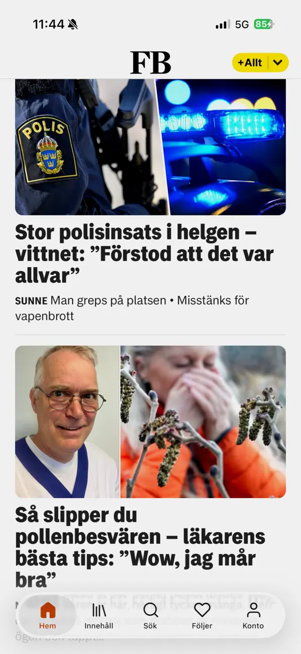 Screenshot #2 pour Fryksdalsbygden Nyheter