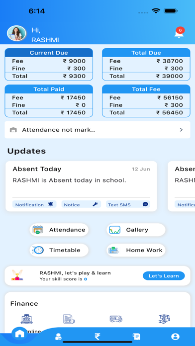 Vedmarg Students, Teachers App Screenshot