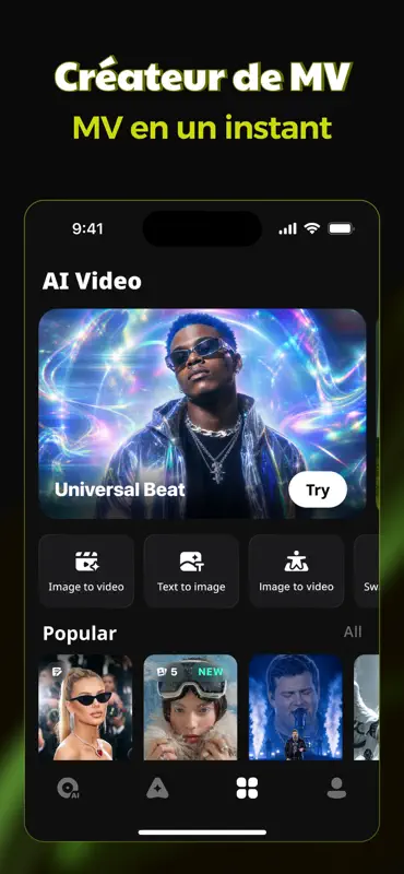 Enkio: AI-Musikvideo-Generator screenshot 8 of 8