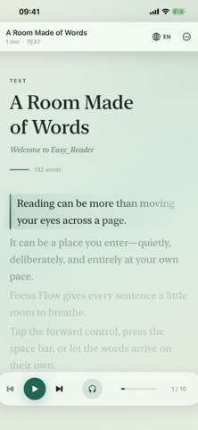 Easy_Reader iPhone screenshot