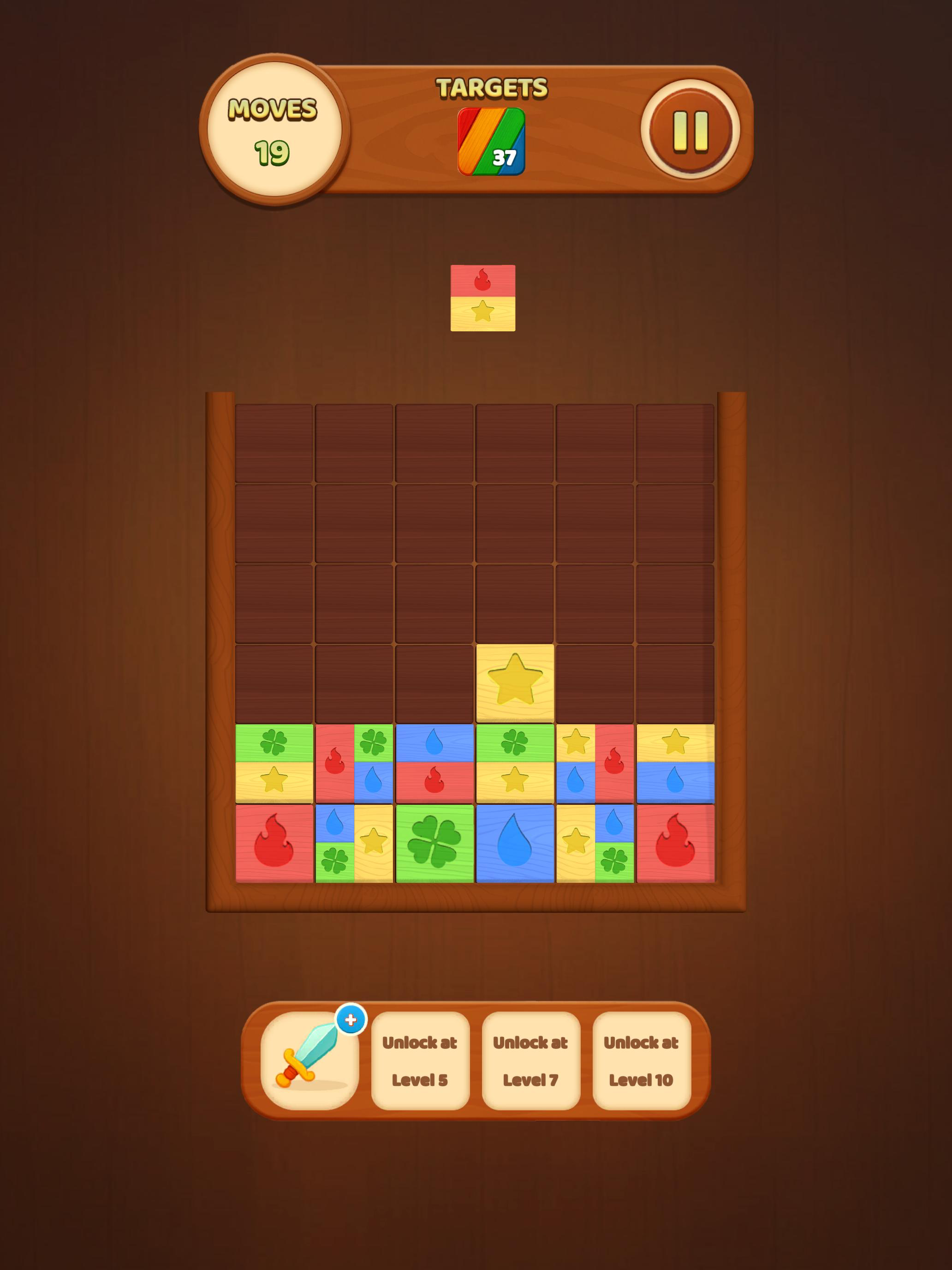 Drop Blocks Color Merge Puzzle