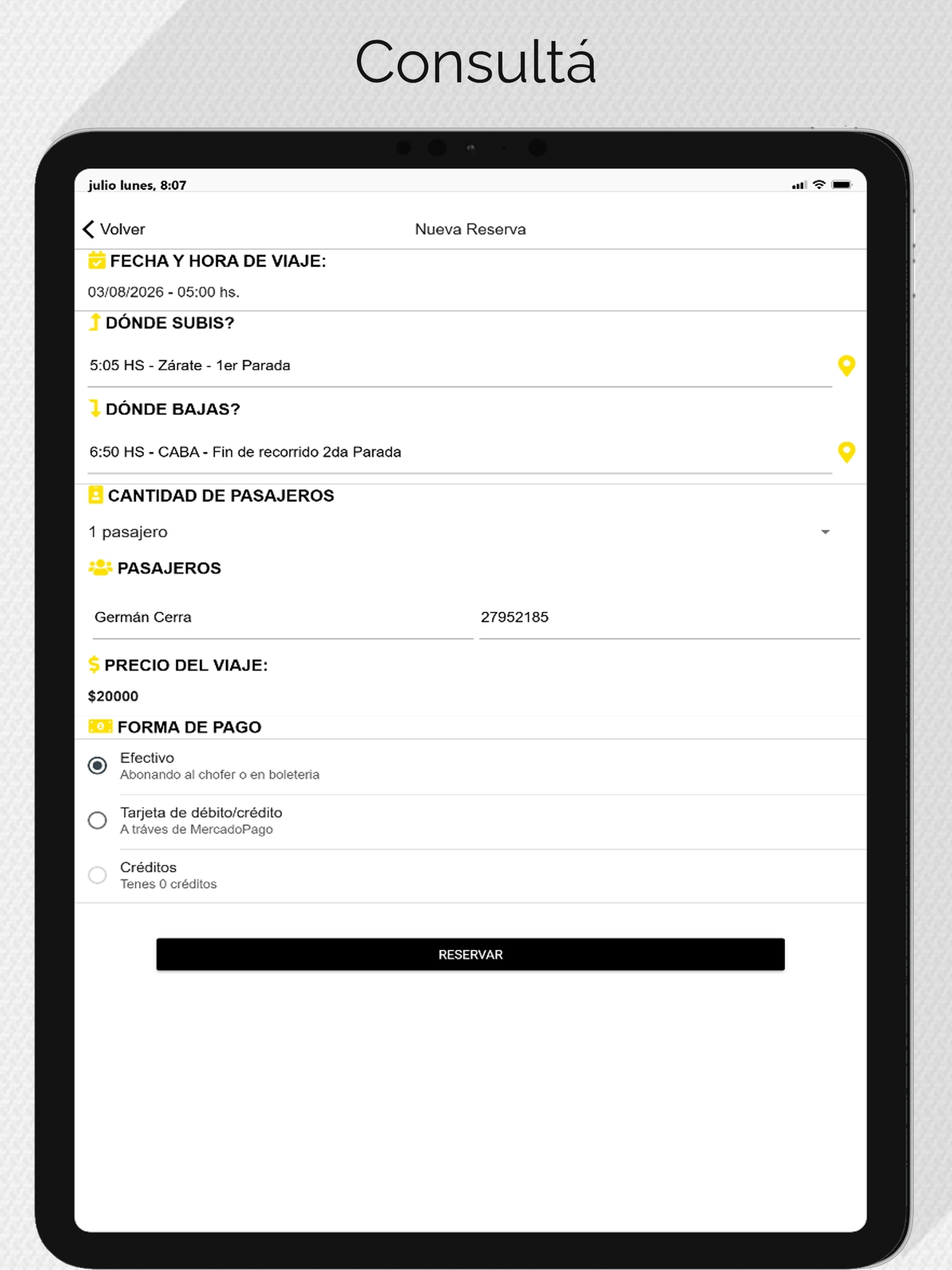 Onebus screenshot 6