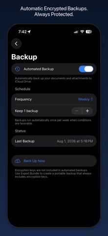 Kryven Vault - ID & Doc Wallet iPhone screenshot