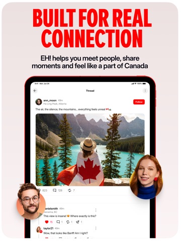 EH! - Canada's Social Network iPad screenshot 6
