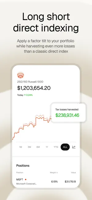 Frec: Tax-aware investing screenshot 2