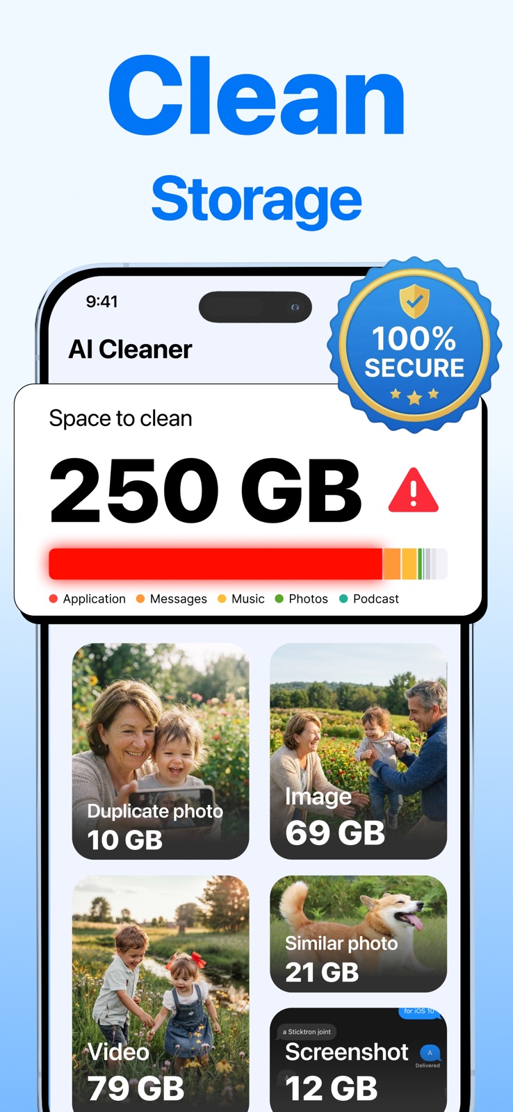 AI Cleaner: Clean Up Storage+ iphone screenshot 2