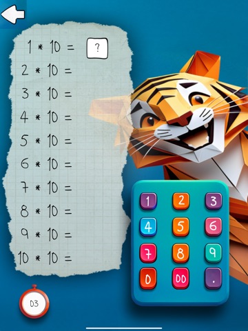 Learn Times Tables iPad screenshot