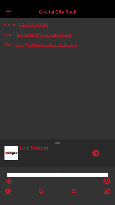 Capital City Rock 104.5 FM Screenshot
