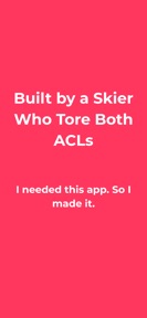 ACL Rehab Tracker screenshot