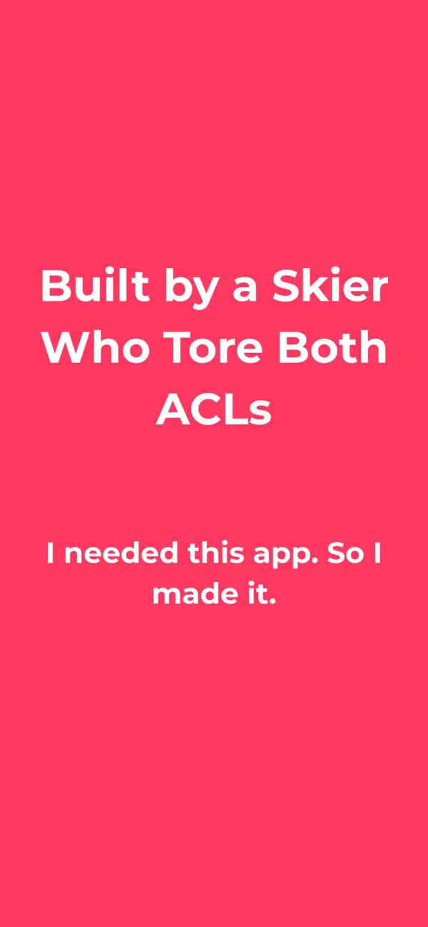 Screenshot #1 pour ACL Rehab Tracker