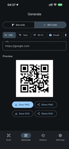 QByte: Barcode Scanner Screenshot 6 of 6