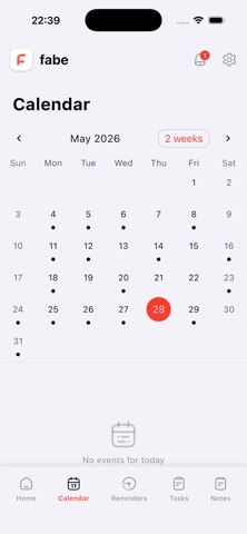 Fabe: Personal Task Manager Screenshot 3 of 10