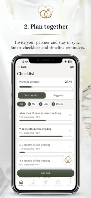 WedMind screenshot 2