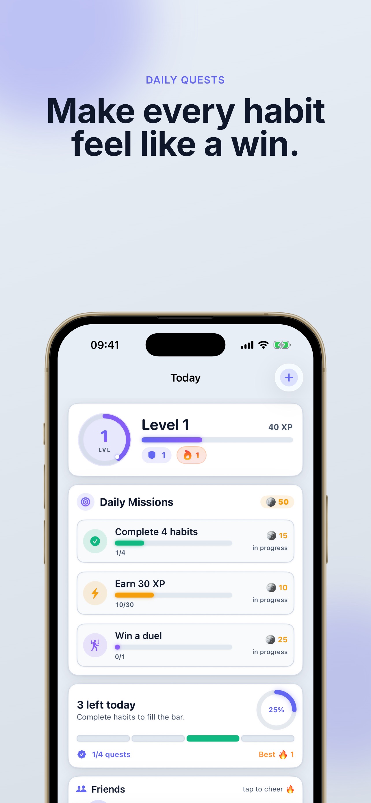 Screenshot 1 of HabitCircle: Habits & Duels