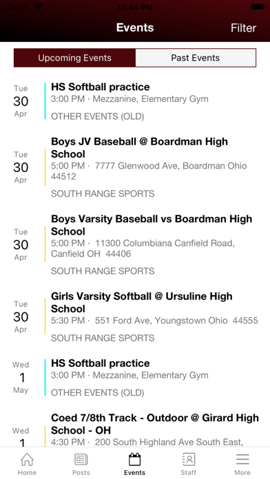 South Range Local School Distr Screenshot