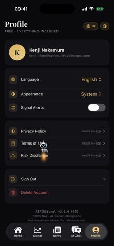 AIFiNSignal Screenshot 5 of 5