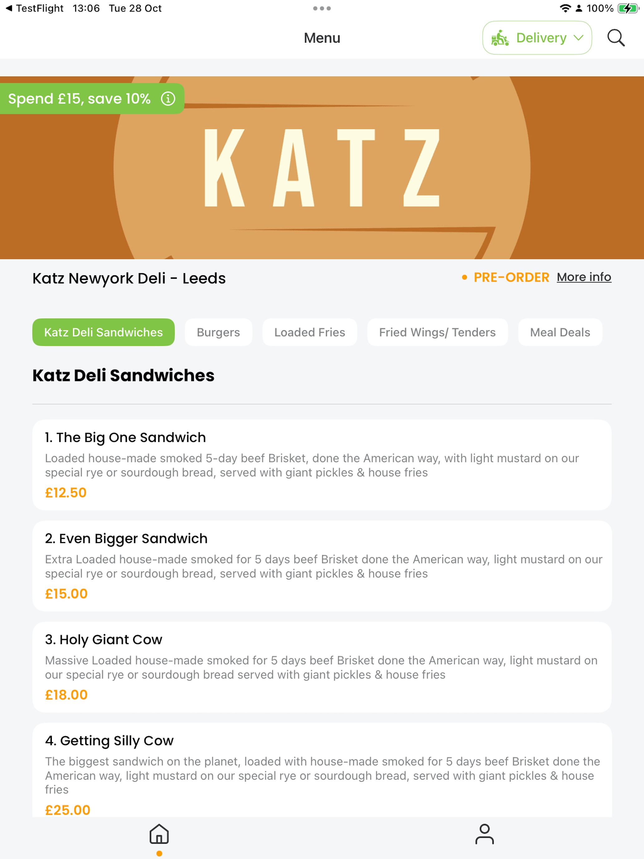 Katz Newyork Deli - Leeds screenshot 5