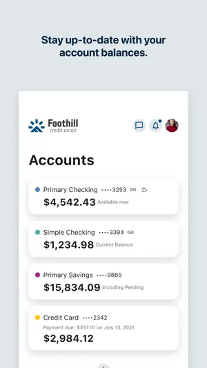 Foothill Credit Union screenshot 2