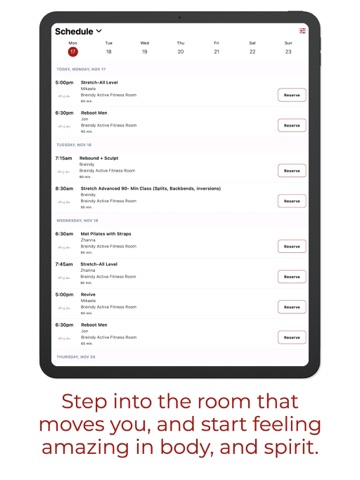 bREindy Active iPad screenshot