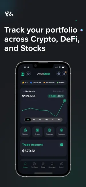 AssetDash: Portfolio Tracker screenshot 1