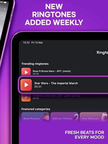 Ringtones for iPhone® iPad screenshot