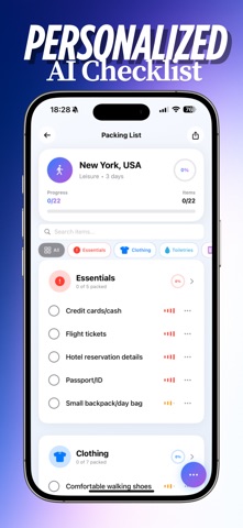 ReadyPack -AI Travel Checklist screenshot