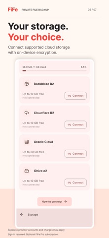 FiFe: Encrypted Cloud Storage Screenshot 5 of 7