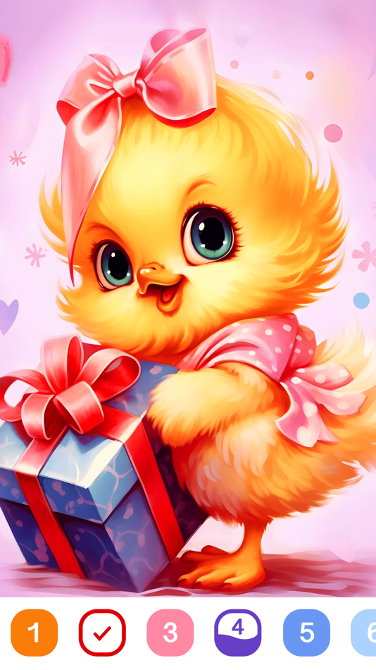 #5. Cute Color - Color by Number (iOS) 由: Yang Li