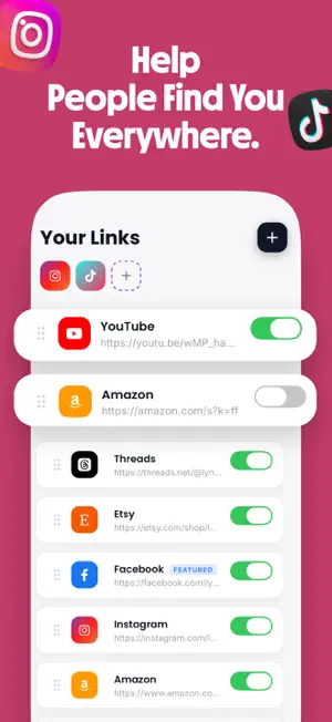 Lynkr: Link in Bio Page screenshot 2