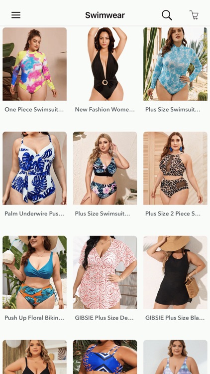 Women's plus size swimsuits