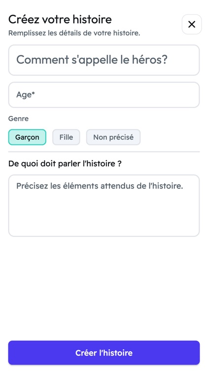 Mamily, histoire personnalisée