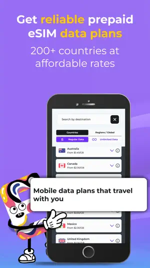 Esimatic: Premium Travel eSIM screenshot 1