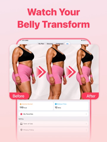 FitGo: Home Workout & Fitness iPad screenshot