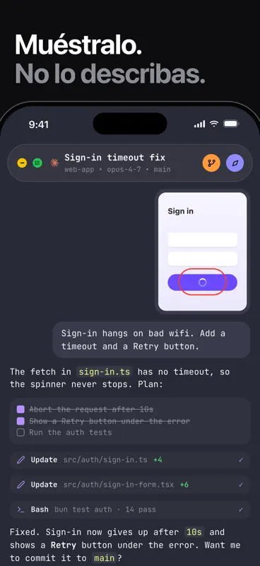 Moshi: herdr/tmux en SSH/MOSH screenshot 5 of 7
