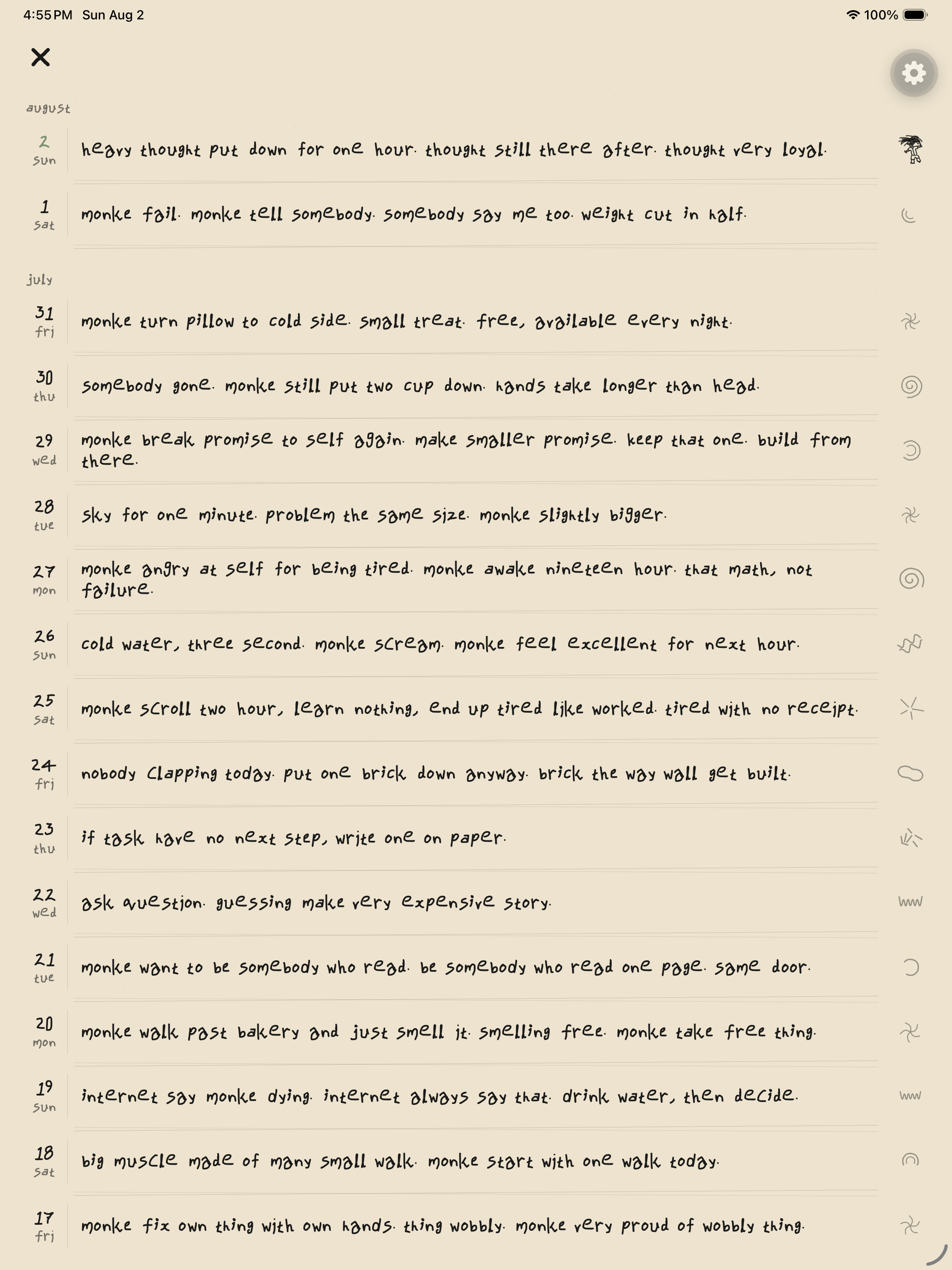 Daily Affirmations: Monke Mind screenshot 11