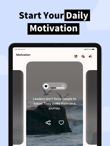 Daily Routine - Planner & Mood iPad screenshot