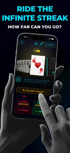 Neon Hi-Lo screenshot 2
