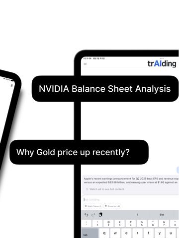 trAIdingGPT: AI Chart·Finance iPad screenshot