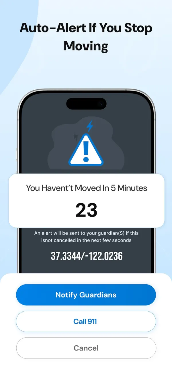 #4. SafeBeacon: Safety Tracker (iOS) By: SafeSignal